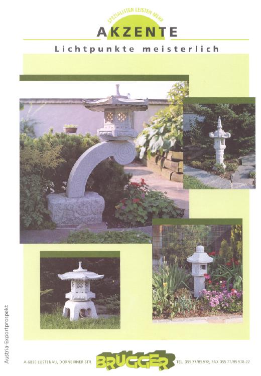 Prospekt von Chinesischen Lampen, zB f�r Ihren Feng-Shui Garten